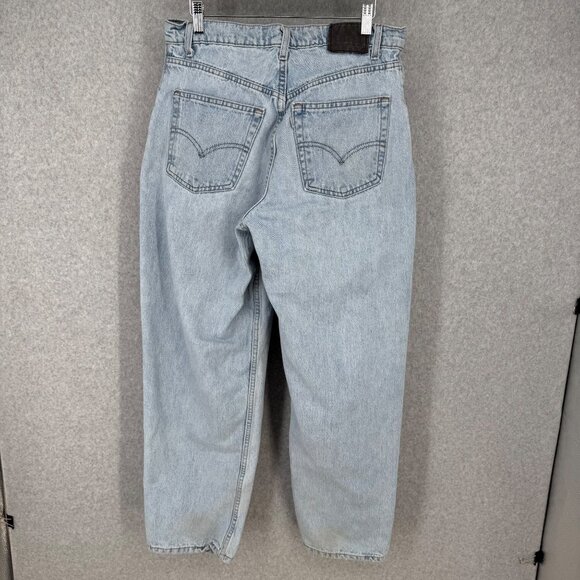 Levis Mens VTG Silvertab Baggy Jeans Size 33 Light Wash Denim Pleated Skater Y2K - Picture 4 of 13
